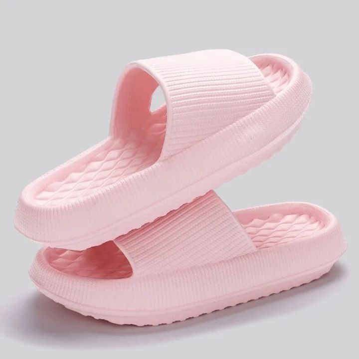 Women's%20Thick%20Platform%20Cloud%20Slippers%20EVA%20Soft%20Sole%20Pillow%20Slides%20Summer%20Beach%20Flip%20Flops%20Women%20Non%20Slip%20Bathroom%20Home%20Slippers%20-%20Image%202