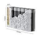 Multi-compartment Trash Bag Container Wall Mounted Garbage Bag Holder Organizer for Easy Storage Buyers' Choice Garbage Bag Storage Box. 