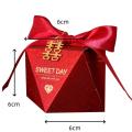 Glitter Candy Boxes Elegant -Shaped Wedding Gift Gift Boxes Sweet Boxes Red Party Favors for Wedding Birthday Party Event Favors Bridal Shower Party Souvenirs.