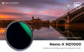 K&F Concept 55mm KF01.1232 Neutral Density ND1000 NANO-X PRO MRC Fixed ND Filter. 