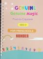 4 PCS Set Magic Practice Book For Kids Handwriting -with 4  Book,1 Pen, 7 sis and a gripper. 