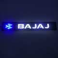 Motorcycle LED logo light or Bajaj bike logo led light. 
