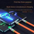 PD120W Ultra-fast Charging Line Digital Multi-function Three-in-one Charging Power Supply USB-C Line Compatible With Samsung.