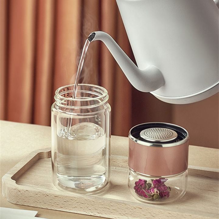 Water%20Cup%20280ml%20Tea%20Water%20Separation%20Cute%20Make%20Tea%20Portable%20Water%20Bottles%20And%20Jugs%20Tea%20Separator%20Cup%207*18cm%20Double%20Layer%20Glass%20-%20Image%203