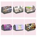 Star Wars Baby Yoda School Pencil Case Box Mandalorian Stationery Store Pen Case High Capacity Kawaii Student School Supplies.