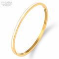 FYSARA 3mm Thin Colorful Orange Enamel Bangles Bracelets for Women Party Fashion Bangles Stainless Steel Jewelry 7 Color. 