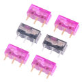 2pcs Dustproof Mouse Micro Switch 3Pin Gold Contactor 150 Millions Click Life 0.74/0.65N Micro Button jingu.