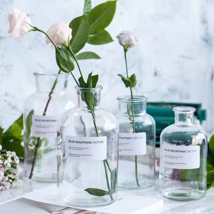 Wholesale%20European%20Style%20Glass%20Vase%20ins%20Wind%20Hydroponic%20Vase%20Dried%20Flower%20Vase%20Small%20Vase%20Living%20Room%20Decoration%20Ornaments%20-%20Image%202