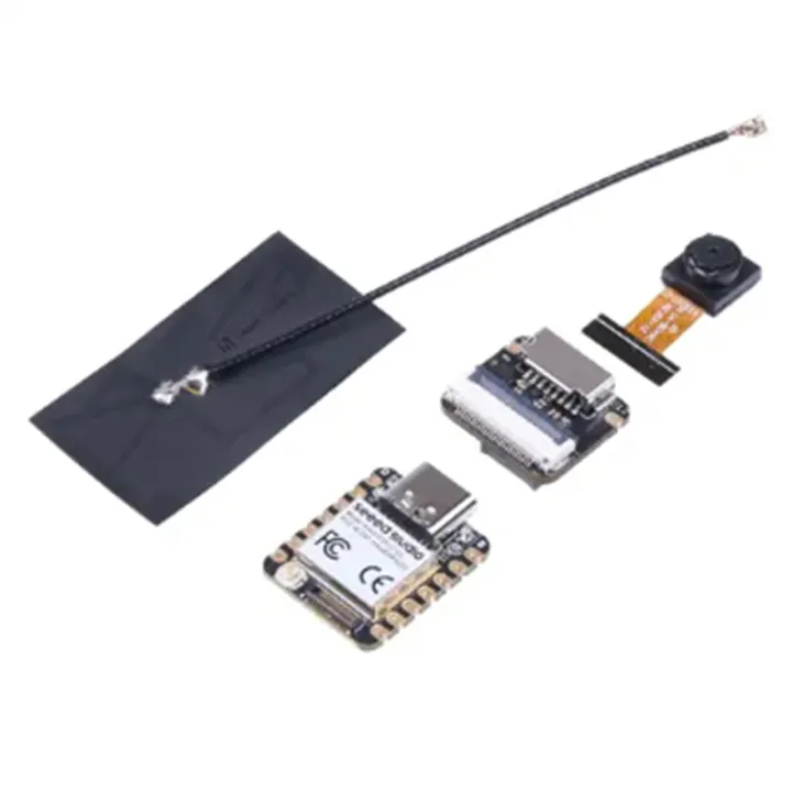 ESP32-S3 2.4G WiFi BLE Mesh 5.0 8MB OV2640 Camera Module Development Board Black PC+Metal