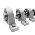 BRADOO- 4Pcs KP08 Pillow Block Mounted Ball Bearing (Diameter 8mm Bore) Zinc Alloy Pillow Block Bearing.