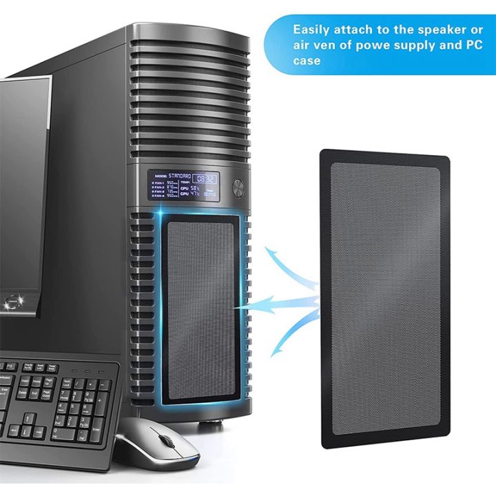 120X240mm%20Dust%20Filter%20for%20Computer%20Cooler%20Fan,Magnetic%20Frame%20Dust%20Filter,Dustproof%20PVC%20Cover%20Computer%20Fan%20Grills,%204%20Pack%20-%20Image%203