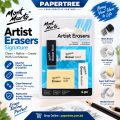 Mont Marte Artists Eraser Pack 4 Pcs Soft Erasers for Drawing Sketching & Shading. 