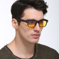 Wholesale blue light blocking glasses computer smart night vision glasses classic retro rivet square sunglasses unisex. 
