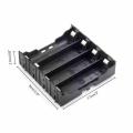 ABS 18650 Battery Holder Storage Box Case 1 2 3 4 Slot Batteries Container With Hard Pin. 