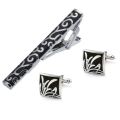 VAGULA New Spinki Cufflinks Tie Clip Set Top Luxury Brand Bonito Gemelos Necktie Tie Bar Designed Clasp Tie Pin 17. 