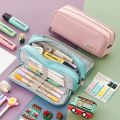 Large Capacity Pencil Case Kawaii Cute Pencil Cases Student Pen Case Big School Supplies Stationery Pencil Bags Box Pencil Pouch MuXiaRe. 