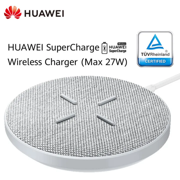Huawei  Wireless Charger Max 27W Super Charge Qi Wireless Charger CP61 For iPhone 11 Samsung S10 S20 Huawei P30 Pro Mate 30 Pro