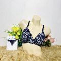 Printed Wireless Non-Padded Foam Bra for Women - Everyday Comfort.