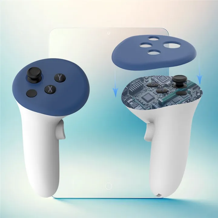 VR%20Controller%20Handle%20Cover%20for%203%20Anti-Collision%20Protection%20Cover%20VR%20Gamepad%20Controller%20Replacement%20Parts%20Silica%20Gel%20-%20Image%202