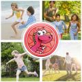 Flying Disk Toy Beach Flying Disk Cute Flying Disk Outdoor Garden Beach Game Outside Toy Cartoon Flying Disc For Kids Boys. 
