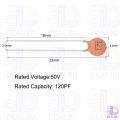 Ceramic Capacitor 121 120pF-50pcs.