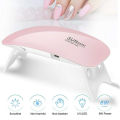Mini Gel Nail Lamp, Portable Professional 6W UV LED Gel Nail Dryer with USB, Curing Lamp Professional Nail Art Tool Accessory for All Gel Nail Polish. 