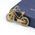 New Bicycle Shape Brooch Men And Women Leisure Cycling Sports Lapel Pins Clothes Badges Lapel Pins Jewelry Biker Gift. 