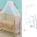 Adjustable Mosquito Net Stand Holder For Baby Crib Cot For Crib Canopy Baby Infant Toddler Bed Dome Cots Dropshipping. 