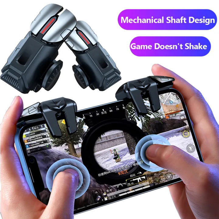 UBG Game Tip for P Button Game Finger Game Controller Joystick G21 Mobile Game Trigger Game 6 Finger Aiming L1 R1 Controller