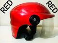 Open Face Bike Helmet for Men and Women-Black/Red/Blue/Pink/Green/Grey.
