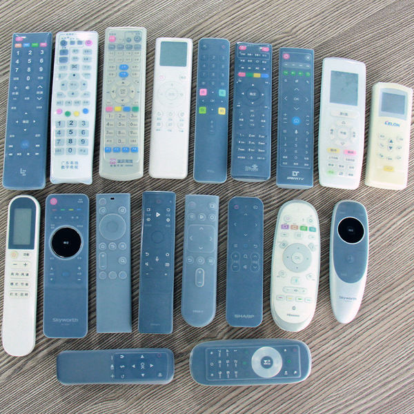 Silicone Remote Control Cover Dust-Proof Water-Resistant TV & Ac Remote Protection Case