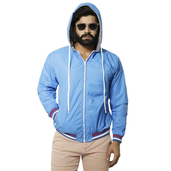 Sky blue jacket for men 2024 new collection | Hoodie jacket for men winter china high quality | Hoodie jacket for men winter 2024 double part
