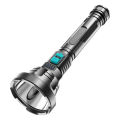 Powerful LED flashlight P700 tactical flash light lamp long range 1000m torch Waterproof camping hand light USB rechargeable.