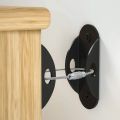 Metal Furniture Anti-falling Fixator New Anti Tip Wardrobes Shelf Furniture Anti-falling Device Anti-falling Buckle Adjustable Cabinet Fixer Protection Baby Child.