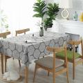 Cotton Linen Table Cloth Dust Proof Cover Mat Home Decoration.