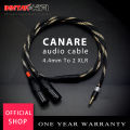 High-End HIFI Balance 4.4mm To 2 XLR Audio Cable JAPAN Canare Audio cable / 0.5m 1m 1.5m 2m 3m 5m. 
