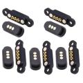 5 Pairs Spring Loaded Magnetic Pogo Pin Connector 3 Positions Magnets Pitch 2.3MM Through Holes Male Female Probe. 