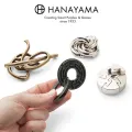 Yfashion Cast Puzzle Hand Ring Stress Release Smart oy Brain  Metal Puzzle oy as ift. 