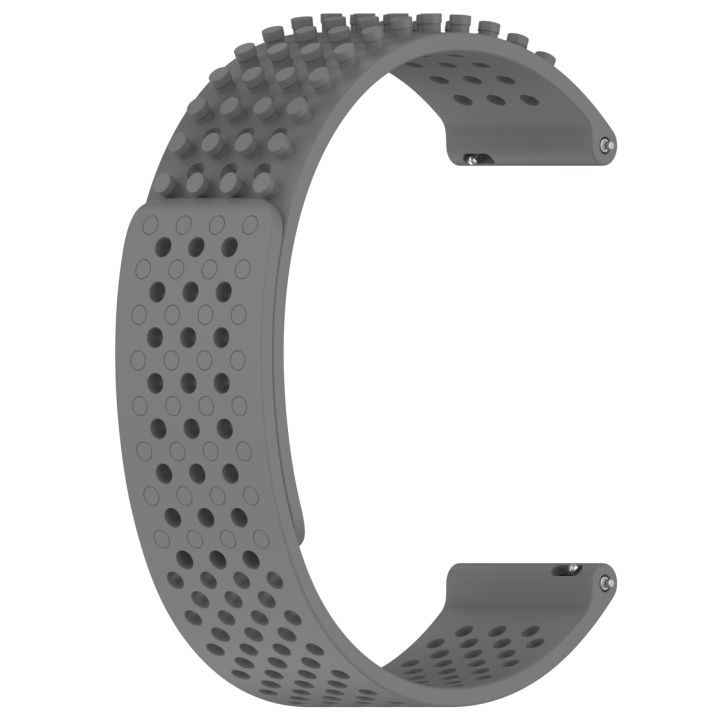 20mm%20Holes%20Breathable%203D%20Dots%20Silicone%20Watch%20Band%20For%20Garmin%20Forerunner%20245%20-%20Image%202