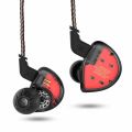 KZ ES4 Hybrid Extra Bassy In-Ear Headphones (Green with Mic). 
