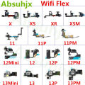 Absuhjx 1pcs Wifi Antenna Flex Cable For iPhone X XS Max XR 11 12 13 Pro Max Mini Wi-Fi Signal Bluetooth Ribbon Replace Parts.