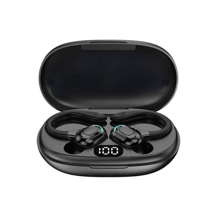 F8 TWS Bluetooth Earphones with Dual Charging Chamber to Ear Digital Display True Stereo
