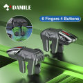 DAMILE G21 Mobile Game Trigger for PUBG Phone Gaming Controller Alloy Gamepad Joystick Aim Shooting L1R1 Key Button. 