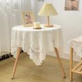 Tablecloth, vintage lace, white light luxury coffee table, bedside TV cabinet, dust cover, cloth, long square, refrigerator, book wholesale. 