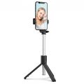 R1 3-In-1 Wireless Bluetooth Remote Selfie Stick With Tripod. 