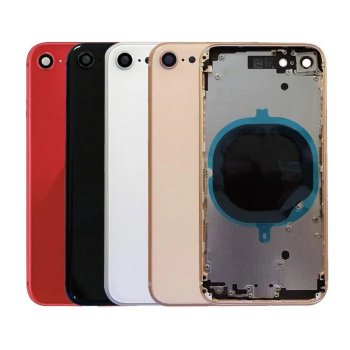 Full Back Housing Panel Replacement Body For iphone 8 / 8 plus Aluminum ...