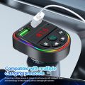 Multifunctional 3.1A USB Car Charger Bluetooth Fm Transmitter Hands-free Mp3. 