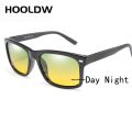 HOOLDW Polarized Photochromic Sunglasses Men Night Vision Glasses Day Night Driving Goggle Anti-glare Sunglasses Eyewear UV400.
