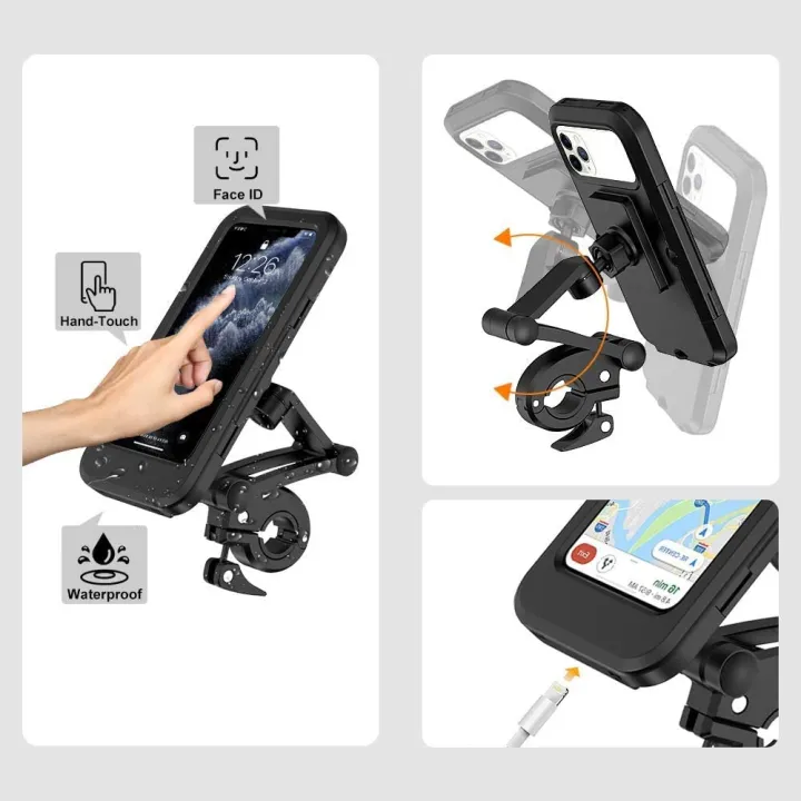 Adjustable%20360%C2%B0%20Bike/Motorcycle%20Phone%20Holder%20%E2%80%93%20Waterproof%20Handlebar%20Mount%20Stand%20for%20All%20Phones%20-%20Image%205