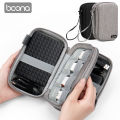 BOONA Dual Hard Drive Case EVA Hard Shell 2.5 inches External Hard Disk Bag Carrying HDD Case for Seagate Toshiba. 